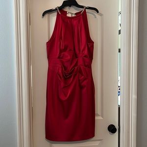 Red  cocktail dress